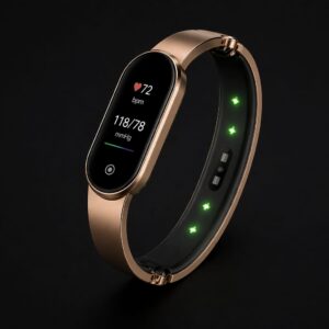 Pulsera elegante con monitoreo de tension arterial
